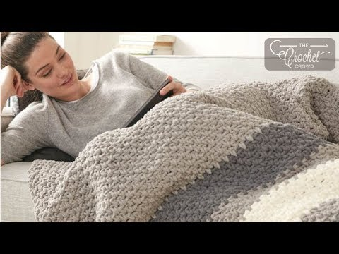 Crochet Hibernation Blanket Pattern | EASY | The Crochet Crowd