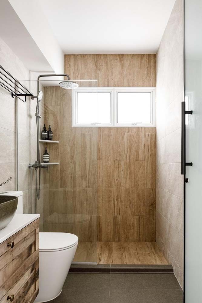 Bathroom with wooden floors - 03