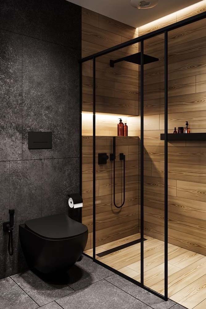 Bathroom with wooden floors - 04