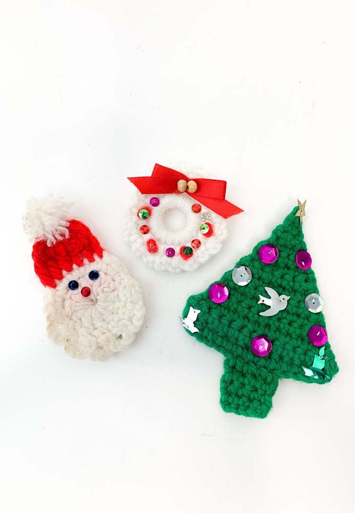 Crochet Christmas Wreath - 21