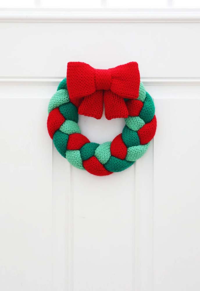 Crochet Christmas Wreath - 31