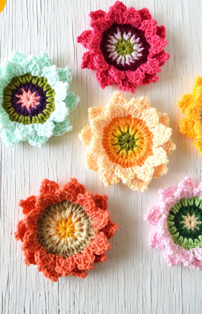 Crochet Flowers - 119