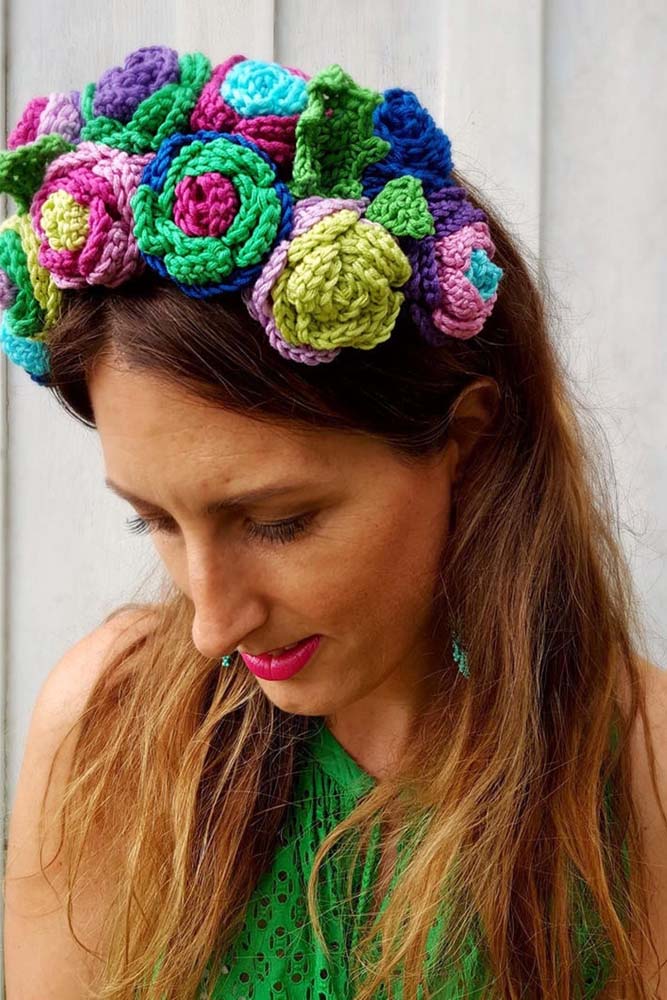 Crochet Flowers - 123