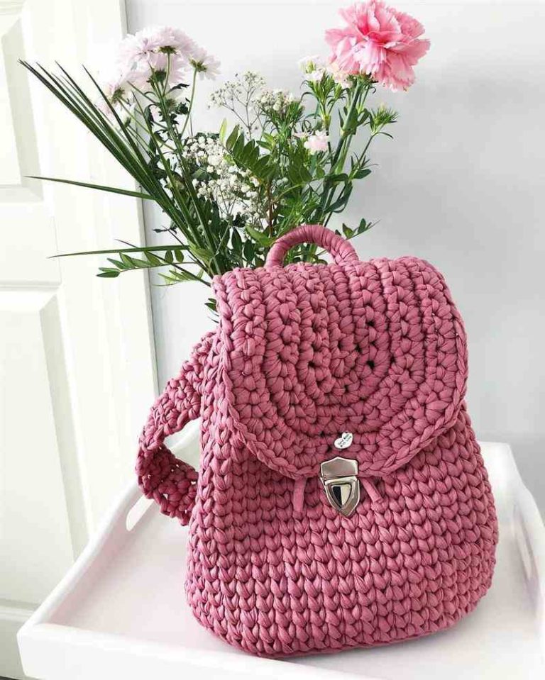 Crochet backpack - 06