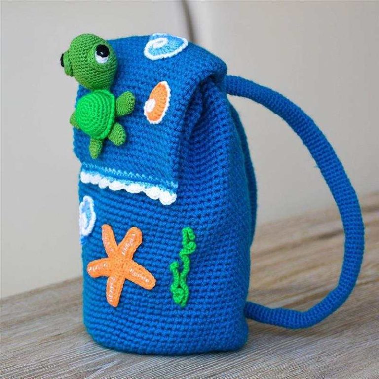 Crochet backpack - 11