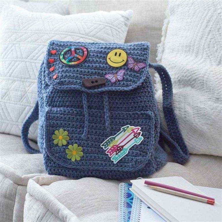 Crochet backpack - 25