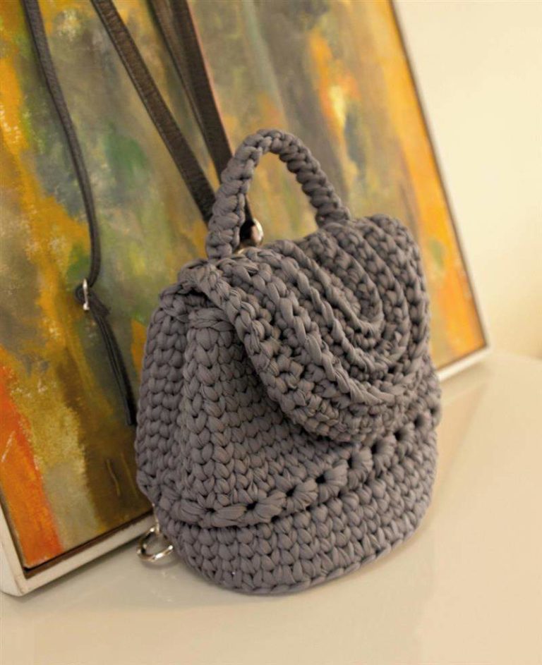 Crochet backpack - 31