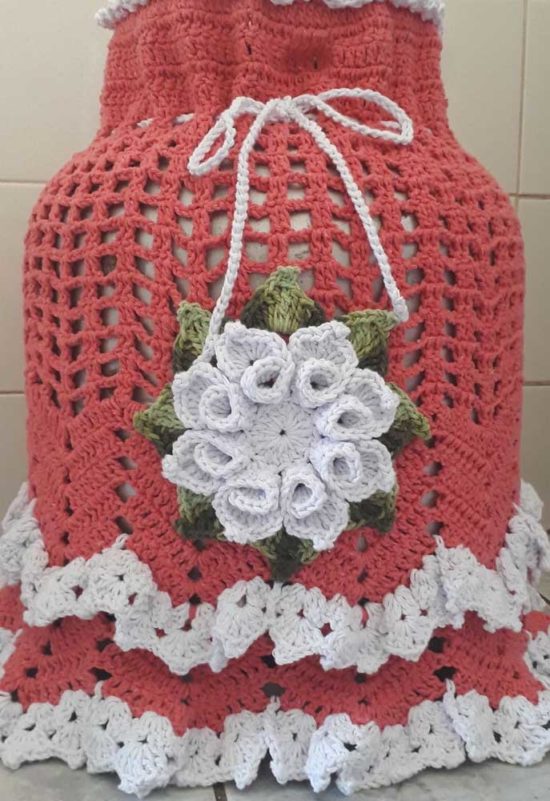 Crochet bottle cover - 17