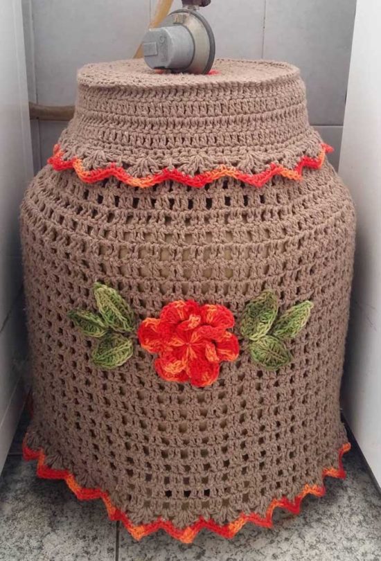 Crochet bottle cover - 18