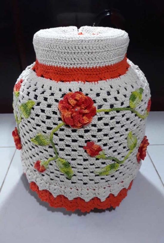 Crochet bottle cover - 20