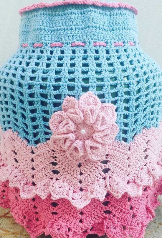 Crochet bottle cover - 21
