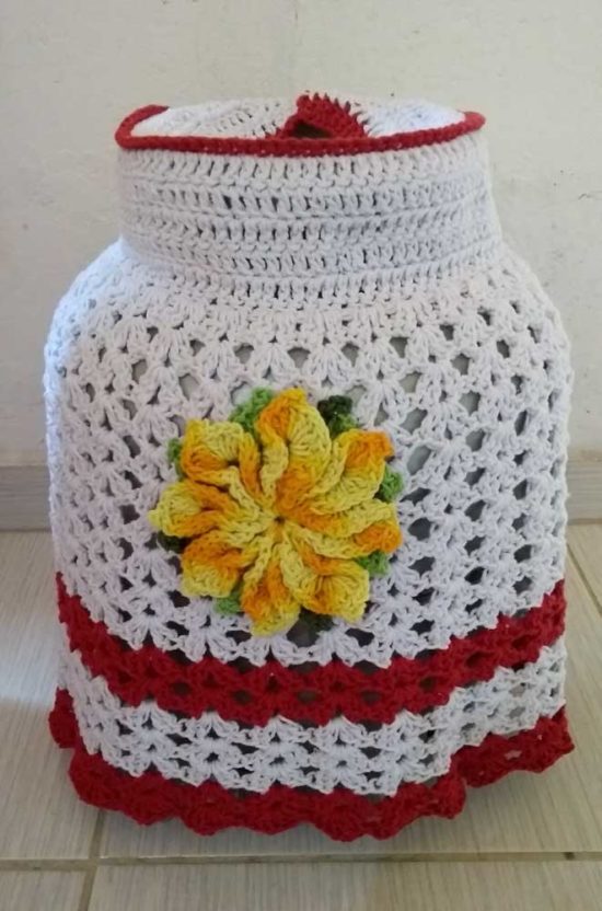 Crochet bottle cover - 25