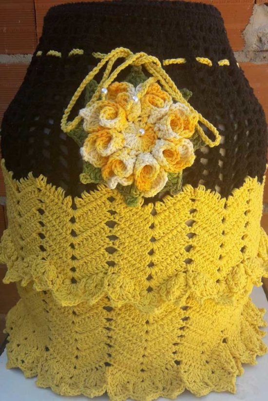 Crochet bottle cover - 58