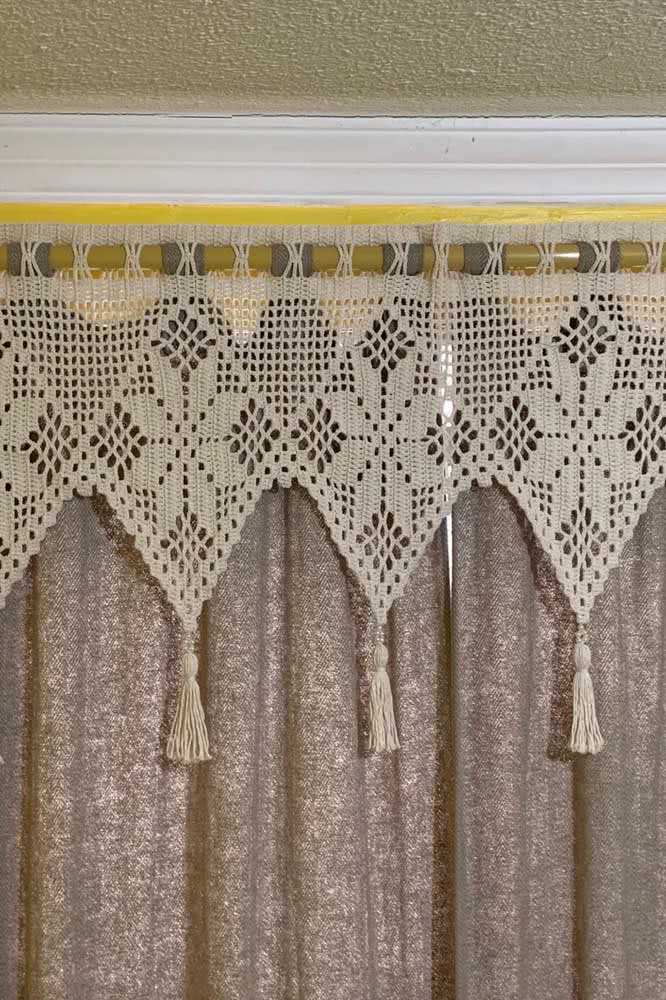 Crochet curtain - 66