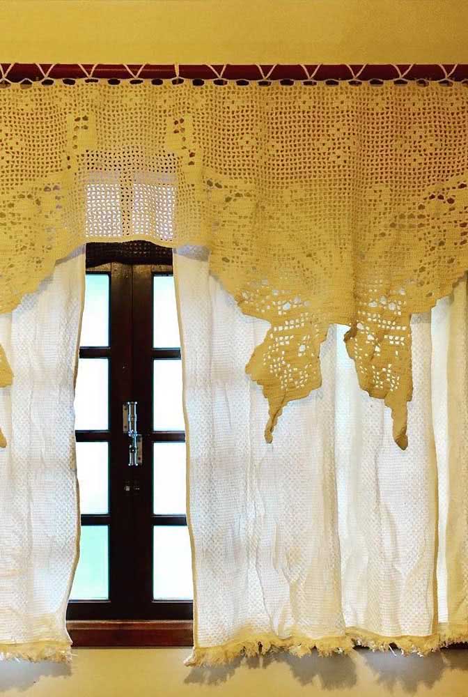Crochet curtain - 84