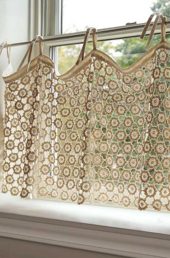 Crochet curtain - 85
