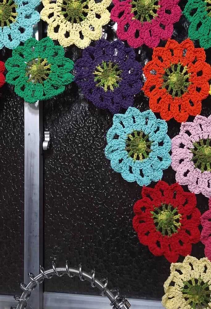 Crochet curtain - 92