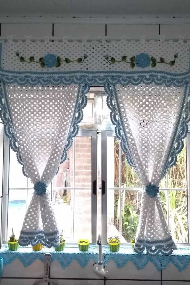 Crochet curtain - 98