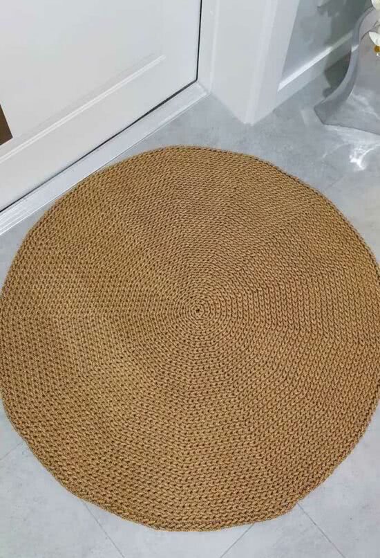 Crochet door mat - 09