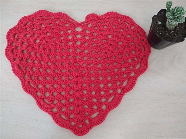 Crochet heart - 06