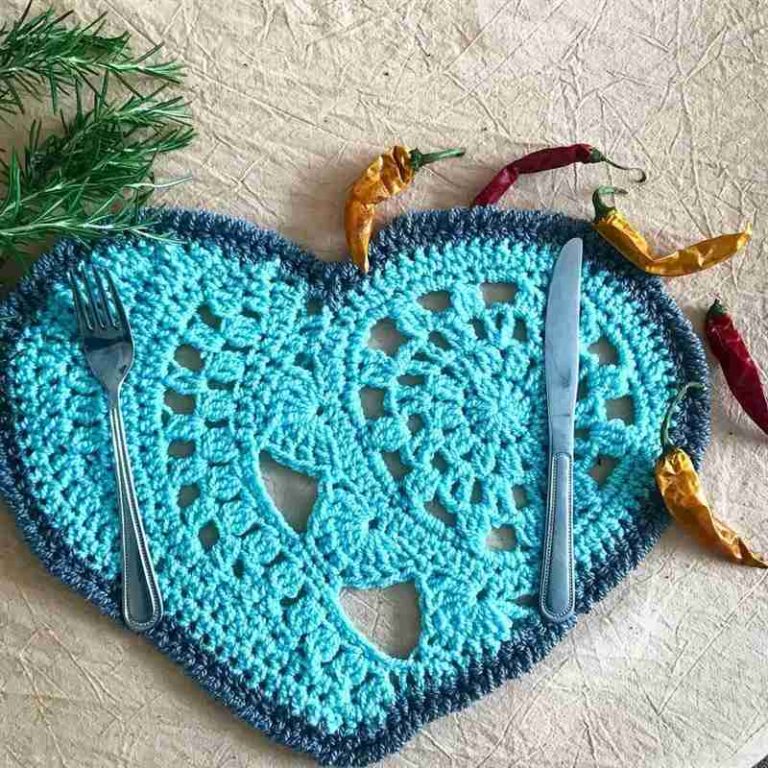 Crochet heart - 10