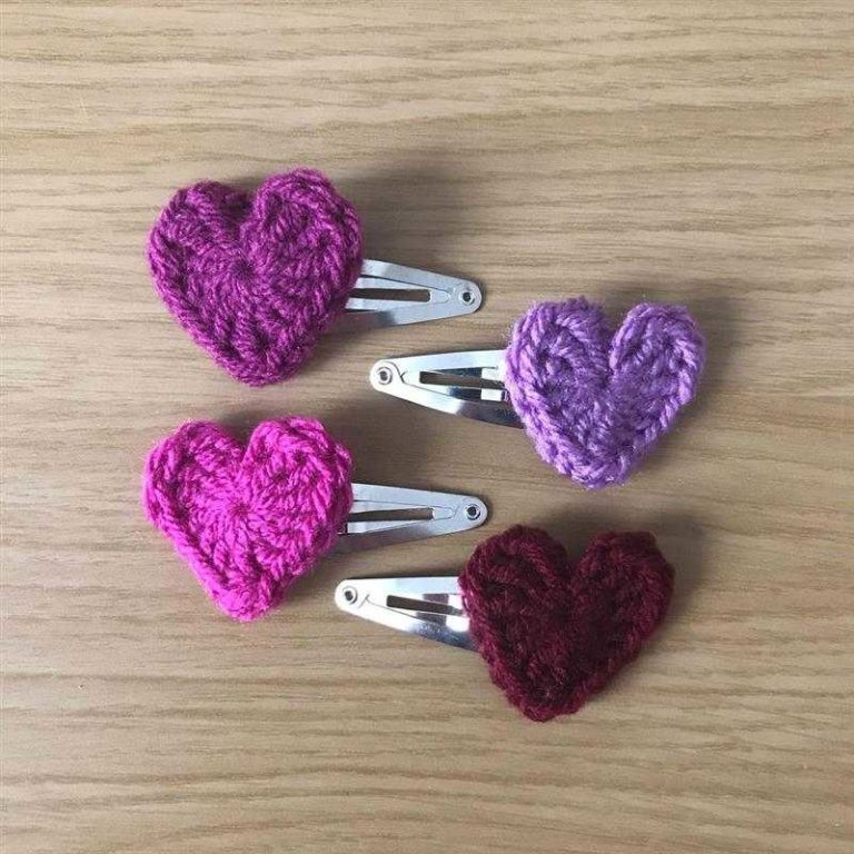 Crochet hearts - 09