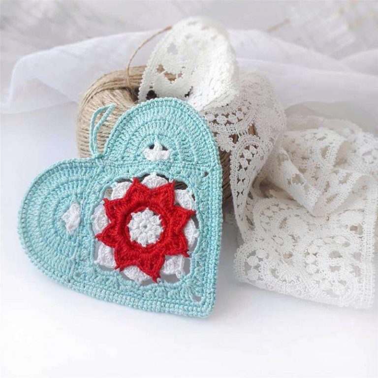 Crochet hearts - 15