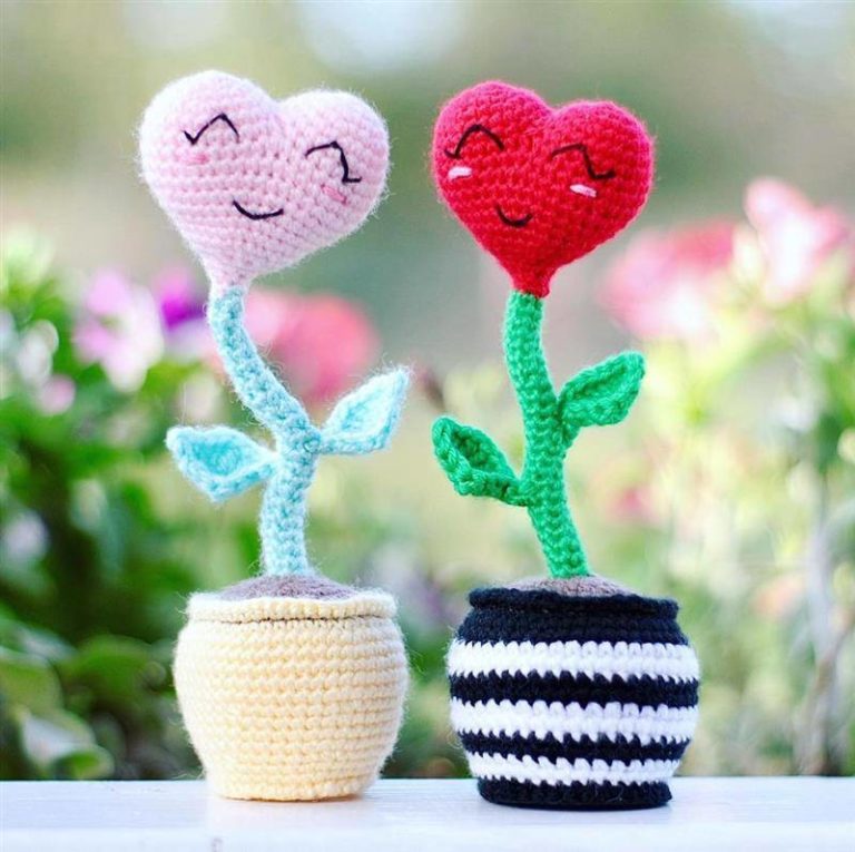 Crochet hearts - 19