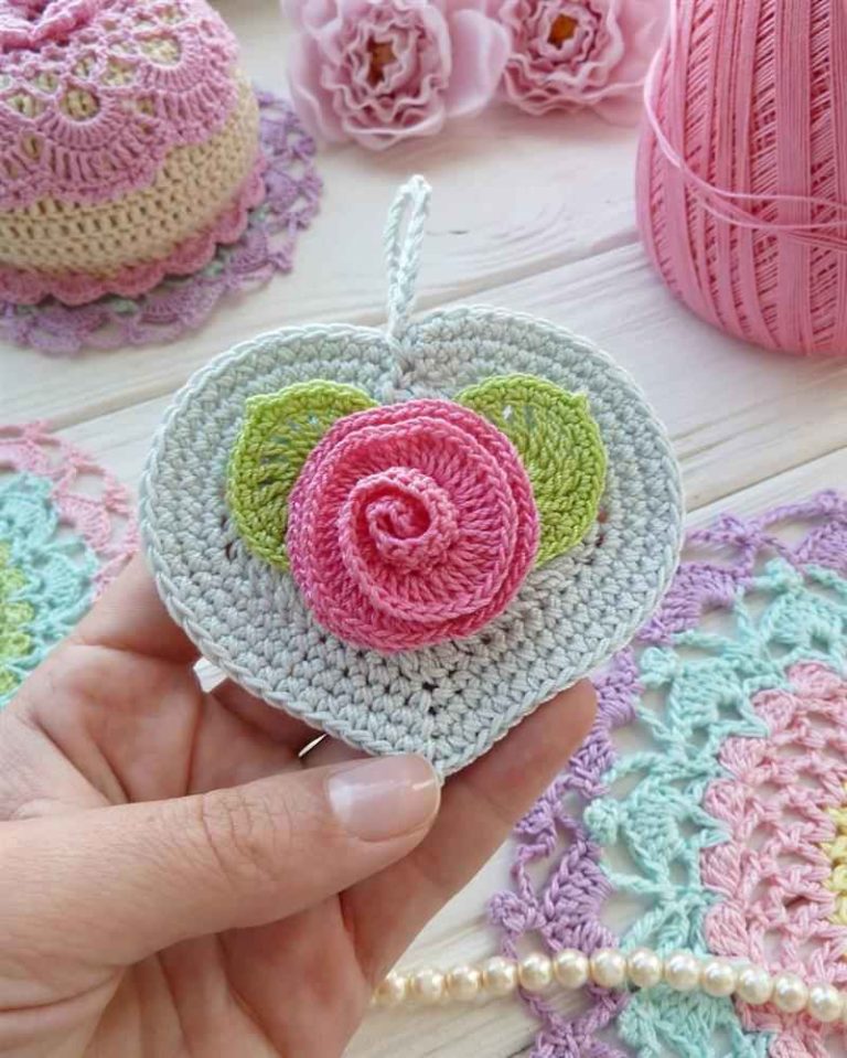 Crochet hearts - 21