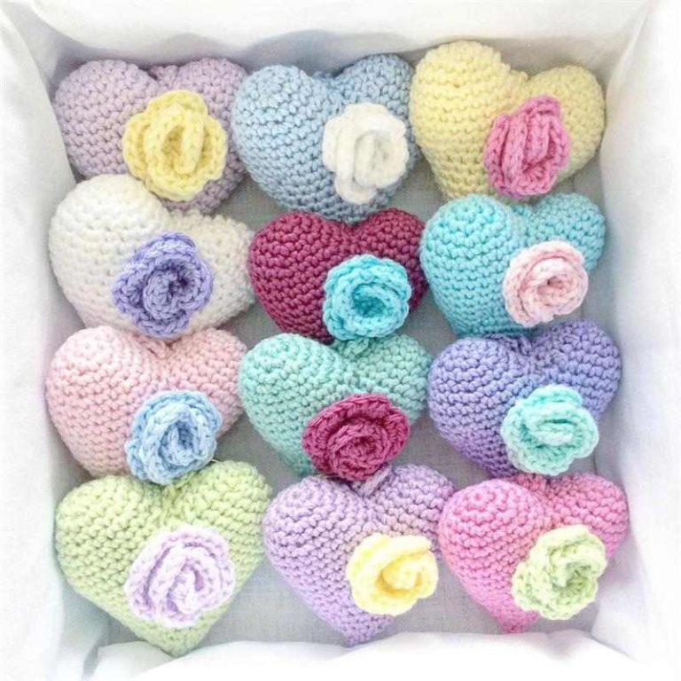 Crochet hearts - 39