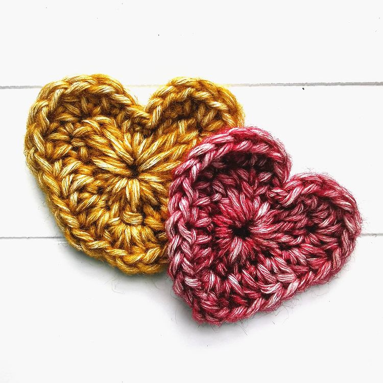Crochet hearts - 42