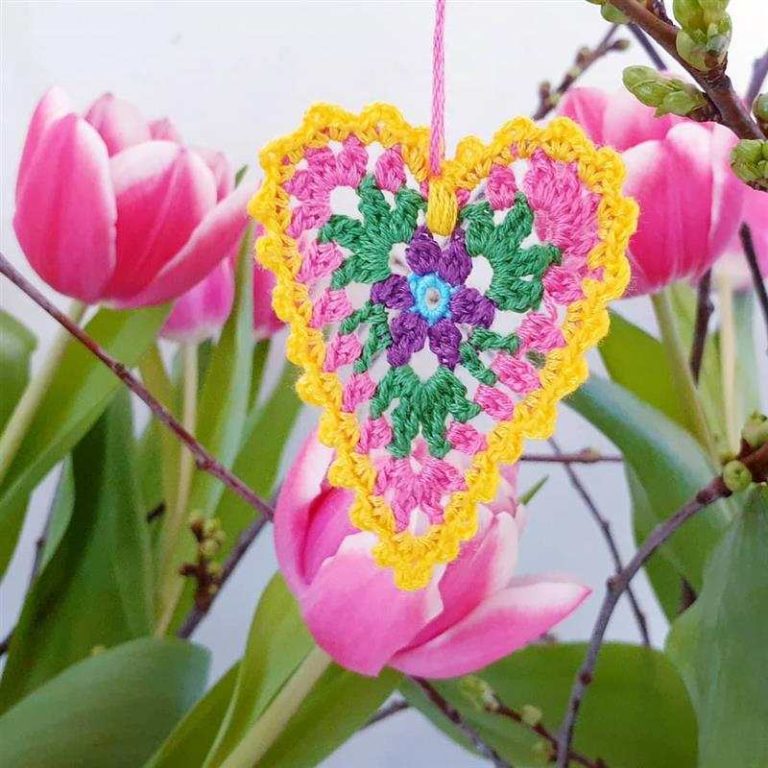 Crochet hearts - 47