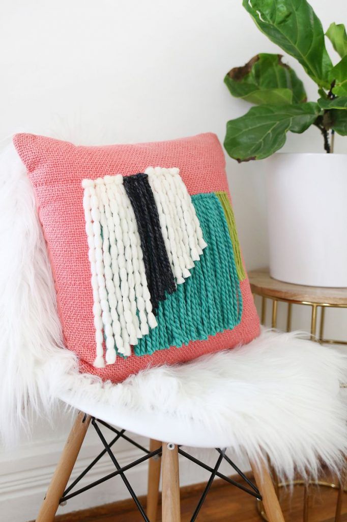 Crochet pillow cover - 04