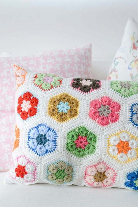 Crochet pillow cover - 19