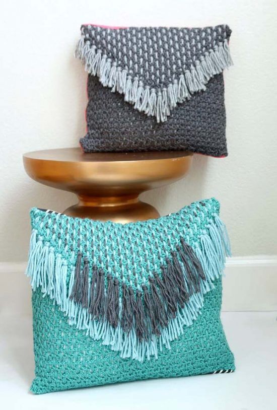 Crochet pillow cover - 33
