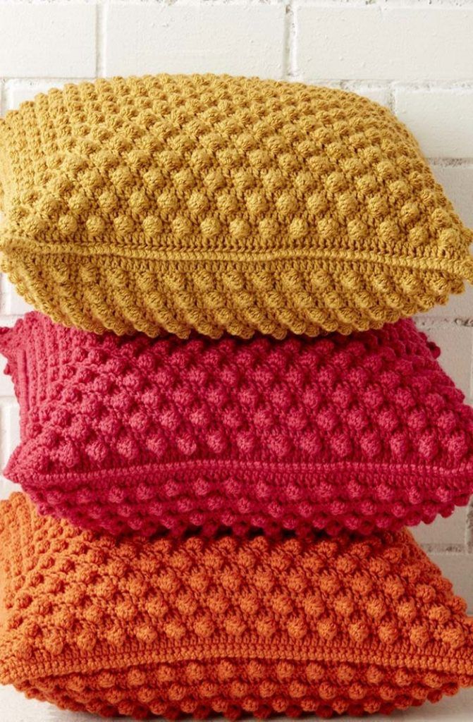 Crochet pillow cover - 54