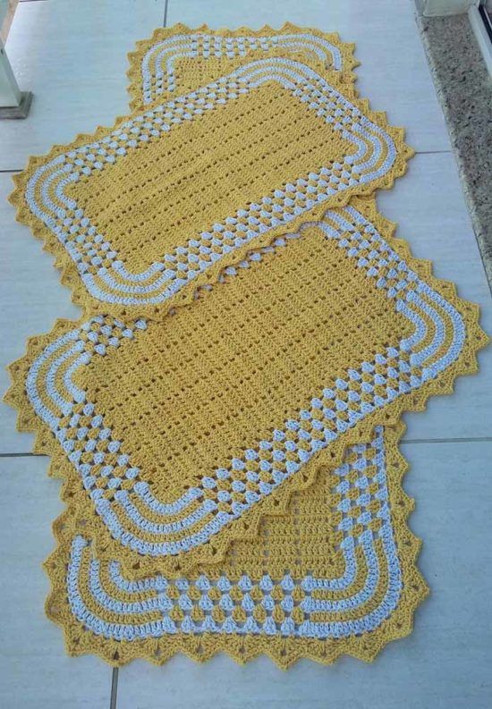 Crochet rug for the kitchen - 18