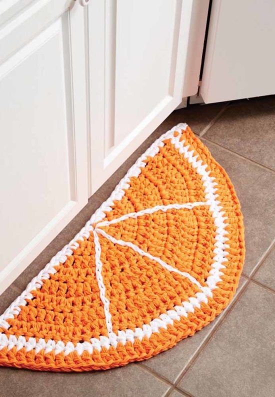 Crochet rug for the kitchen - 19