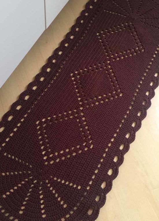 Crochet rug for the kitchen - 24