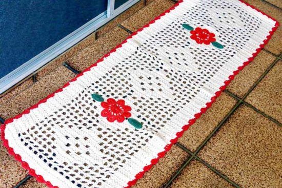 Crochet rug for the kitchen - 44