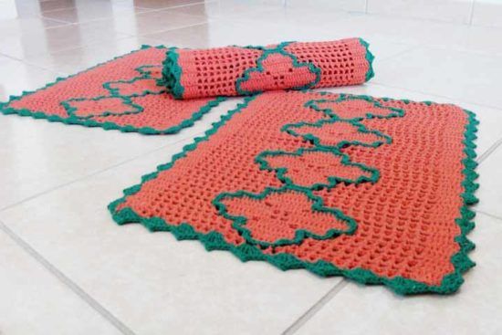 Crochet rug for the kitchen - 58