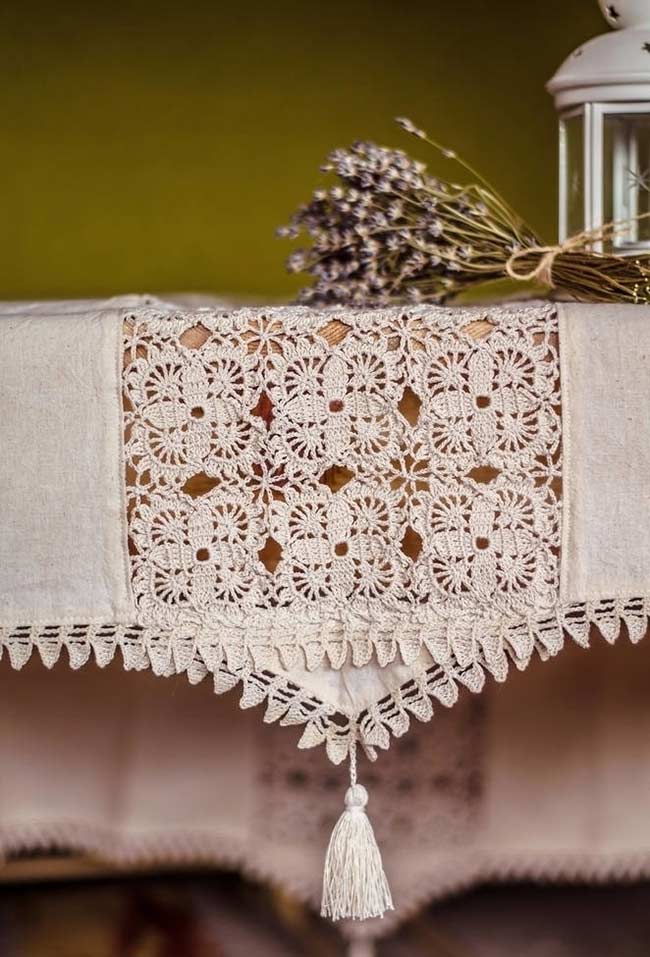 Crochet tablecloth - 10