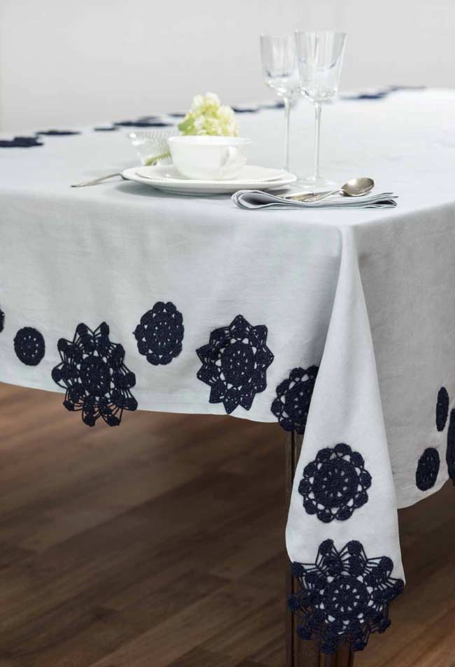 Crochet tablecloth - 19