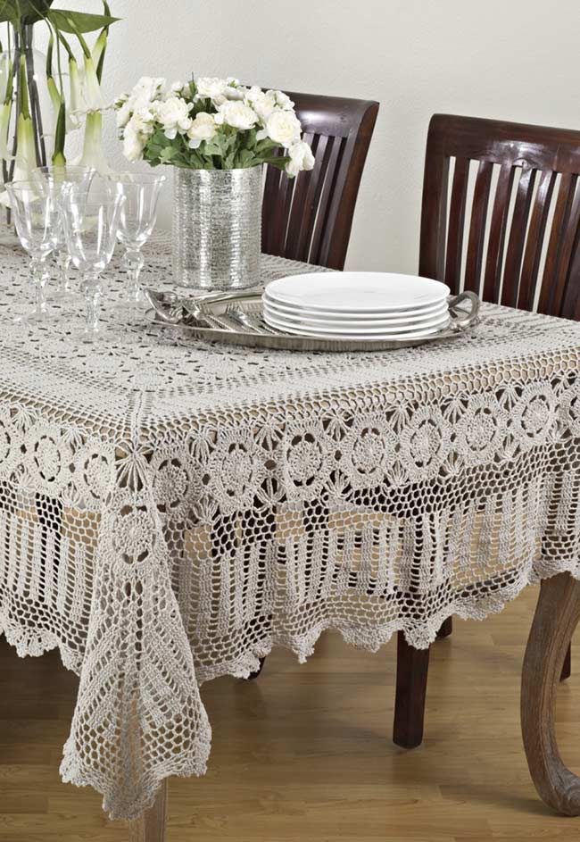 Crochet tablecloth - 21
