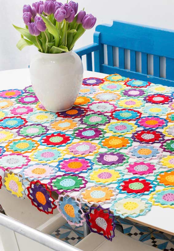 Crochet tablecloth - 26