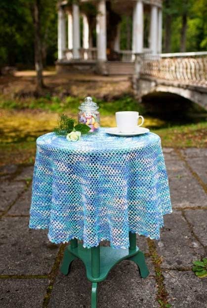 Crochet tablecloth - 36
