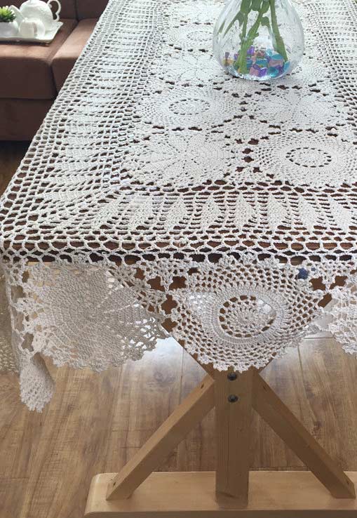 Crochet tablecloth - 46