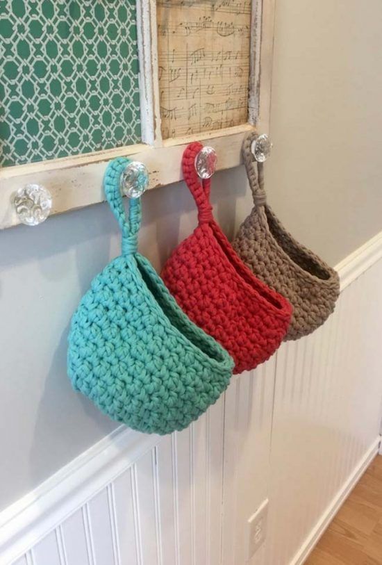 Crochet toilet paper holder - 13