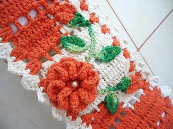 Crochet toilet paper holder - 51