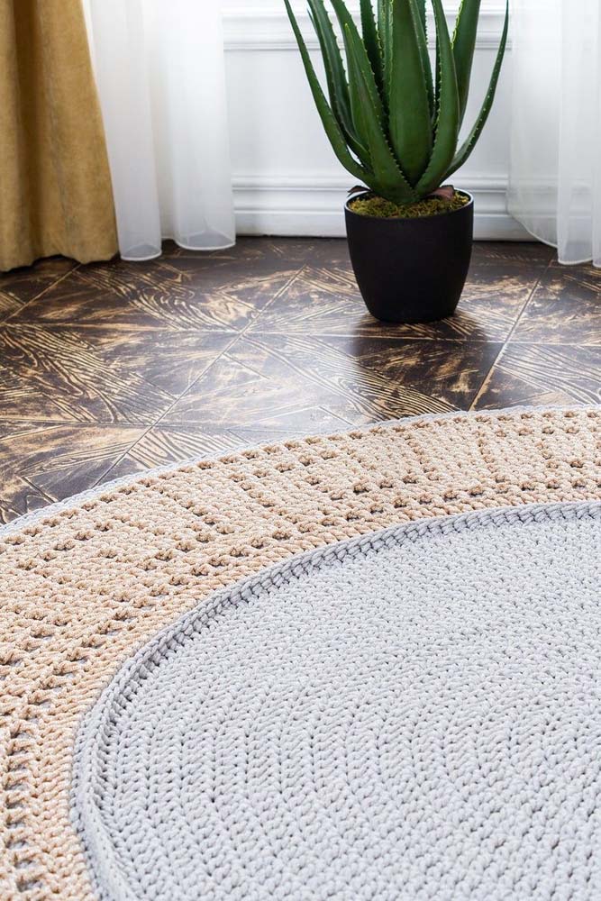 Round crochet rug for living room-05